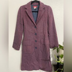Espirit Purple Pea Coat